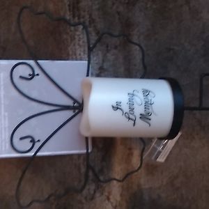 COPY - 💜Memorial flameless candle stake. NWT